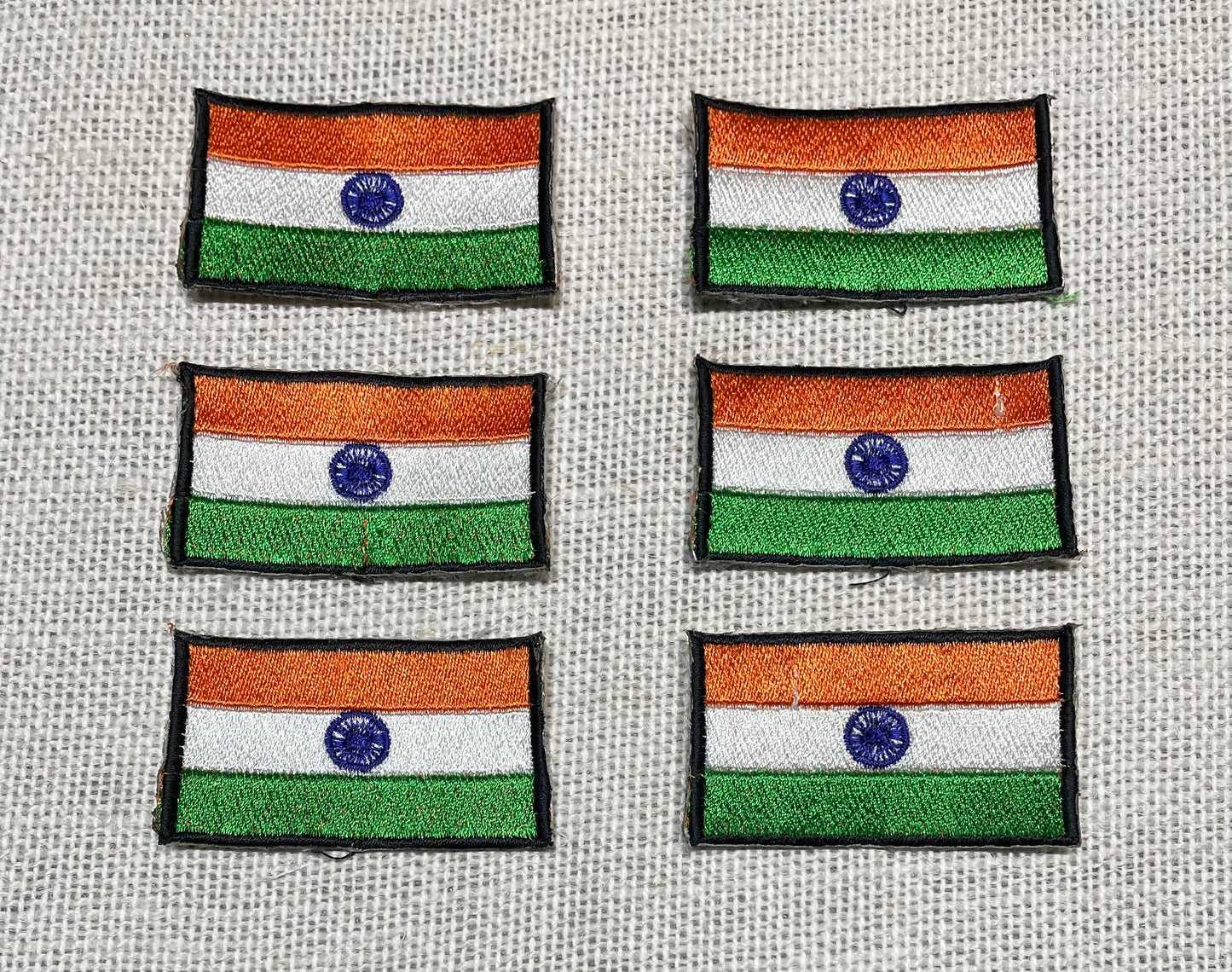 India Flag Rectangle Badge