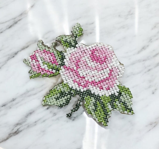 Cross Stitch Rose